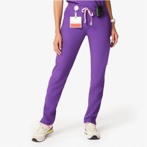 Figs Yola Skinny Scrub Pants Ultra Violet XXL TALL - Picture 1 of 7